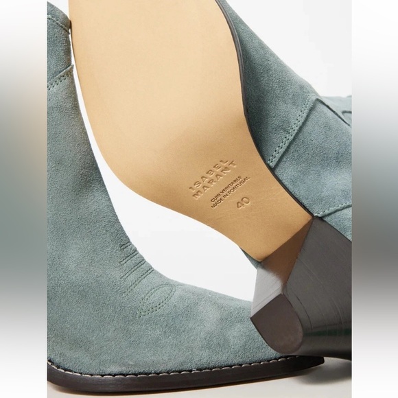 NIB Isabel Marant Darizo Ankle booties in Sea Green size 36 - Picture 11 of 17